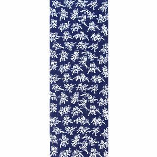 【在庫セール】京佑 和雑貨 大江戸手拭い 相撲 紺 34×90cm(タオル/バス用品)