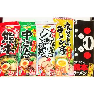 おすすめです！九州のご当地とんこつ棒ラーメン5種類10人前(インスタント食品)