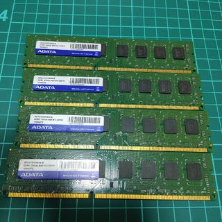 ADATA DDR3-1600MHz 32GB (8GB×4枚キット) 動作確認