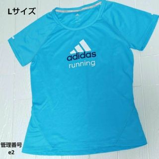 アディダス(adidas)のアディダス　スポーツウェア　レディース　Tシャツ　トップス　adidas 水色(ウェア)
