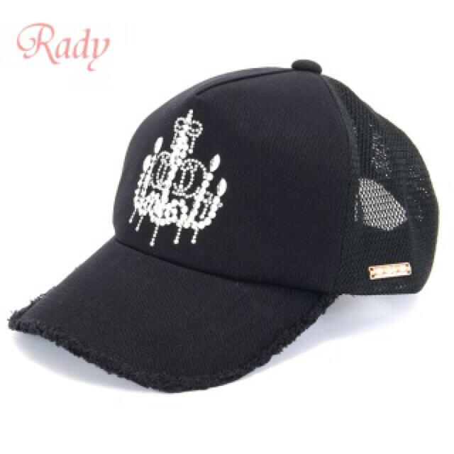 Rady(レディー)のRady Rady シャンデリアキャップ ブラック♡美品♡早い者勝ち！ レディースの帽子(キャップ)の商品写真