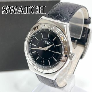 スウォッチ(swatch)の【希少】スウォッチ SWATCH IRONY 自動巻き デイト レザー 裏スケ(腕時計(アナログ))
