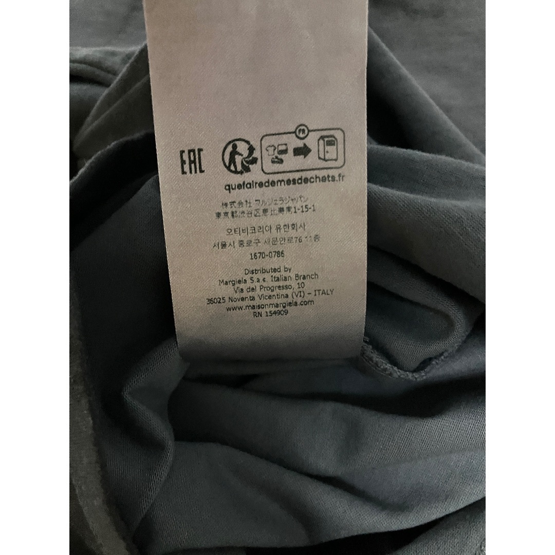 Maison Margiela（旧Maison Martin Margiela）(メゾンマルジェラ)の新品 50 25ss マルジェラ ガーメントダイTシャツ 黒系統 18007 メンズのトップス(Tシャツ/カットソー(半袖/袖なし))の商品写真
