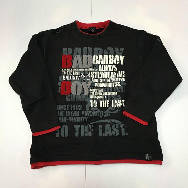 BADBOY(バッドボーイ)のトレーナー キッズ/ベビー/マタニティのキッズ服男の子用(90cm~)(ジャケット/上着)の商品写真