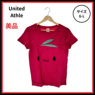 UnitedAthle - 【美品】United Athle Tシャツ ラウンドネック レッド G-L
