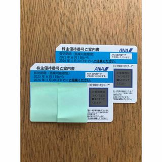 ANA 株主優待 2枚(航空券)