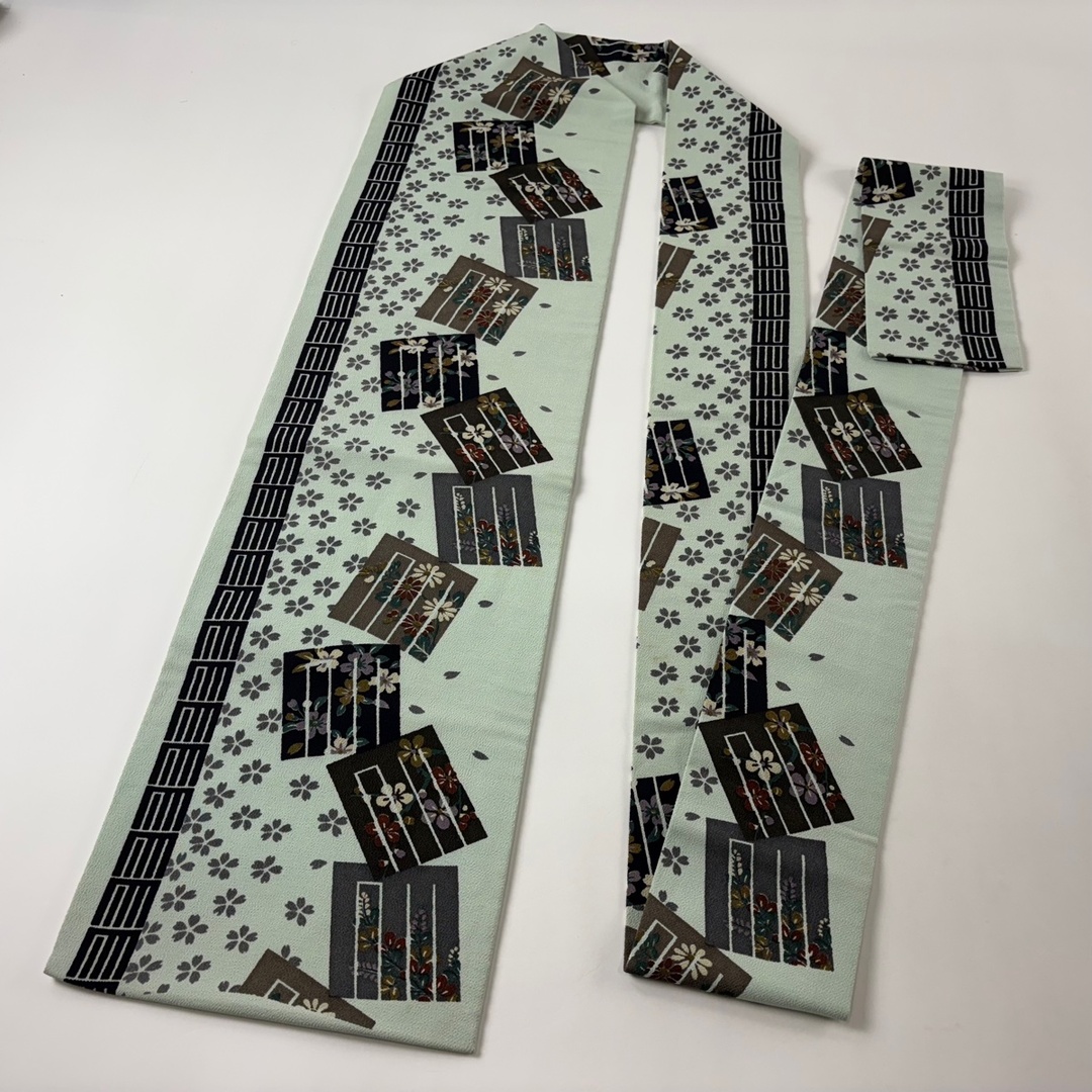 期間限定/ポイント10倍】【中古】 夏帯 リサイクル 名古屋帯 美