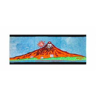 ヤヨイ(yayoi)の草間弥生　草間彌生　手ぬぐい　 生命は限りもなく、宇宙に燃え上がっていく時(ハンカチ)