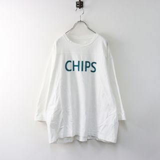 ネストローブ(nest Robe)のネストローブ nest Robe  UpcycleLino BASIC CHIPS BIG TEE ロゴTシャツ 1/ホワイト カットソー プルオーバー 【2400014488166】(シャツ/ブラウス(長袖/七分))