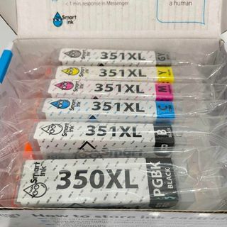 Smart ink 350XL & 351XL インクカートリッジ 互換(PC周辺機器)