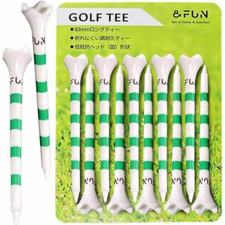 【新着商品】&FUN（アンドファン) ゴルフティー低抵抗ヘッド ロングティー 8(その他)