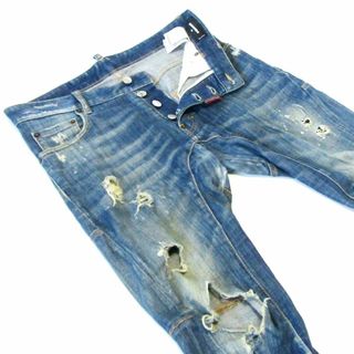 ディースクエアード(DSQUARED2)のディースクエアード▼ストレッチスキニーバイカーデニム▼サイズ46▼W約82cm(デニム/ジーンズ)