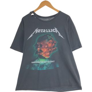 古着 METALLICA メタリカ バンドTシャツ バンT メンズXL相当 /eaa562338(Tシャツ(半袖/袖なし))