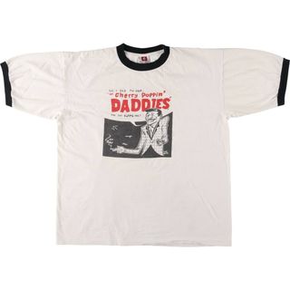 古着 90年代 BAY SIDE Cherry Poppin' Daddies チェリーポッピンダディーズ バンドTシャツ バンT USA製 メンズXL相当 ヴィンテージ /eaa562867(Tシャツ/カットソー(半袖/袖なし))