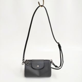 ロンシャン(LONGCHAMP)のLongchamp ルプリアージュ エクストラ XS クロスボディバッグ 定価70400円 ショルダーバッグ ブラック レディース ロンシャン【中古】5-0614G♪(ショルダーバッグ)