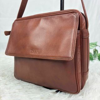 ダコタ(Dakota)のダコタ　レザー　本革　ショルダーバッグ　フラップ　カメラバッグ　ブラウン(ショルダーバッグ)