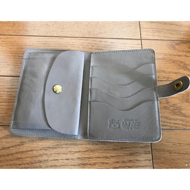 イルビゾンテ  長財布　gray グレー　保管袋付