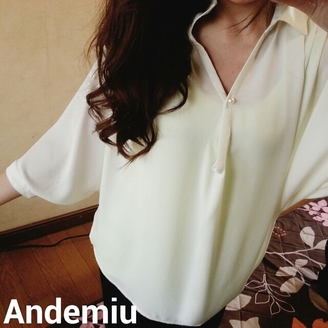 Andemiu(アンデミュウ)のAndemiu■ドルマンシャツ レディースのトップス(シャツ/ブラウス(長袖/七分))の商品写真