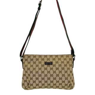 グッチ(GUCCI)の【GUCCI】グッチ クロスボディ ポシェット 189749 ショルダーバッグ
 GGキャンバス メンズ シェリーライン(ショルダーバッグ)