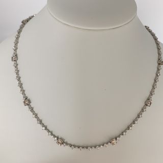 【中古】KASHIKEY カシケイ PT900ブラウンダイヤモンド ネックレスBD(ネックレス)