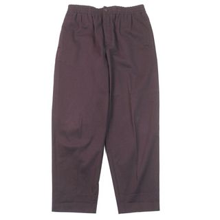 エルメス(HERMES)の【ドンドン見直し】美品○HERMES エルメス コットン ドローコード付き イージースラックス パンツ バーガンディー メンズLサイズ相当 イタリア製 正規品 メンズ(その他)