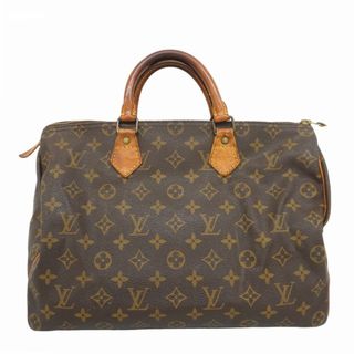 ルイヴィトン(LOUIS VUITTON)の【5fd4892】ルイヴィトン ハンドバッグ モノグラム スピーディ35 M41107 ブラウン【中古】レディース(ハンドバッグ)