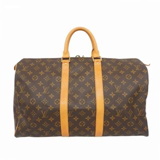 ルイヴィトン(LOUIS VUITTON)の【5fd4904】ルイヴィトン ボストンバッグ モノグラム キーポル45 M41428 ブラウン【中古】メンズ レディース ユニセックス(ボストンバッグ)