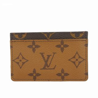 ルイヴィトン(LOUIS VUITTON)の【5fd4907】ルイヴィトン カードケース モノグラム・リバース  ポルトカルトサーンプル M69161 ブラウン【中古】メンズ レディース ユニセックス(パスケース/IDカードホルダー)