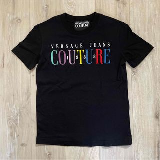 ヴェルサーチ(VERSACE)のVERSACE JEANS COUTURE 半袖Tシャツ 黒 XXS(Tシャツ(半袖/袖なし))