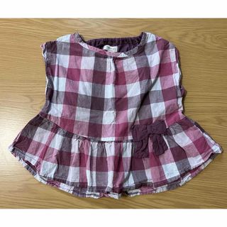 Biquette Club - キムラタン Tシャツ トップス　チェック柄 95cm