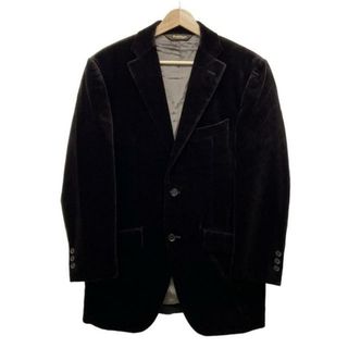 ポールスチュアート(Paul Stuart)のPaulStuart(ポールスチュアート) ジャケット サイズ46 XL メンズ - ダークブラウン 長袖/ベロア/秋/冬(その他)