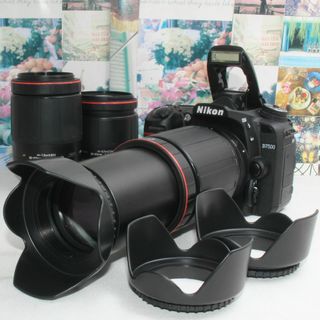 ニコン(Nikon)の❤️予備バッテリー&カメラバッグ付き❤️ニコン D7500 トリプルレンズ❤️(デジタル一眼)