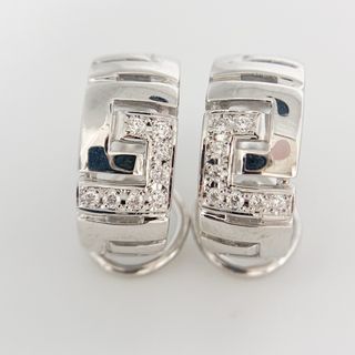 ミキモト(MIKIMOTO)の【中古】ミキモトMIKIMOTO ダイヤモンド　イヤリング　K18(イヤリング)
