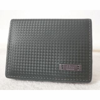ノイインテレッセ(Neu interesse)の美品　ノイインテレッセ　ナハト　グリーン　緑　カードケース　コインケース(コインケース/小銭入れ)