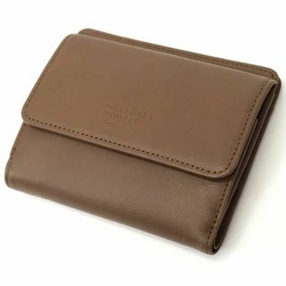 マーガレットハウエル(MARGARET HOWELL)のE06664 未使用品 MARGARET HOWELL idea ダウナー レザーウォレット 2つ折りBOX財布 モカ(財布)