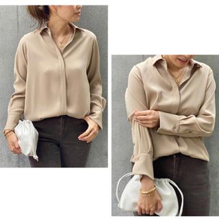 ドゥーズィエムクラス(DEUXIEME CLASSE)の美品 Deuxieme Classe ドゥーズィエムクラス EDEN シャツ(シャツ/ブラウス(長袖/七分))