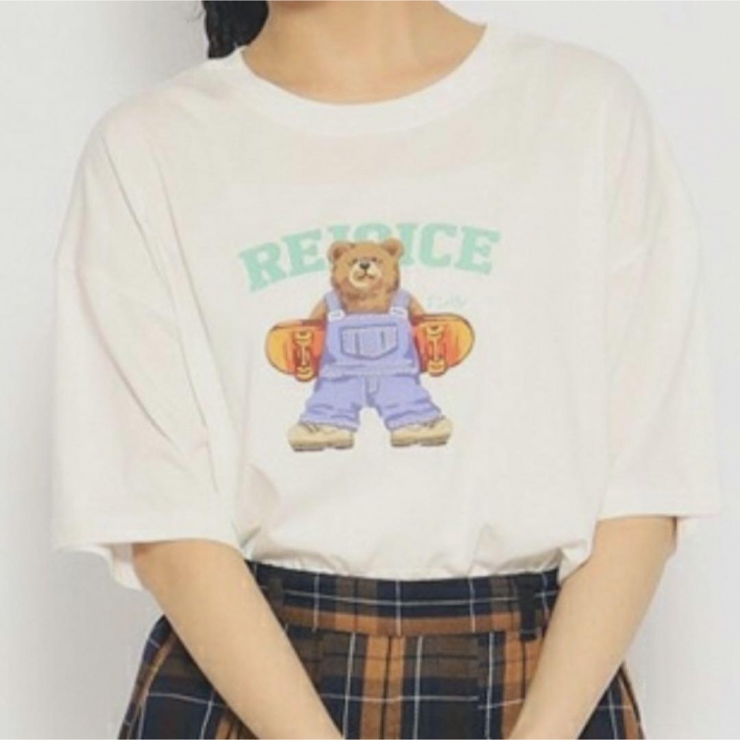PINK-latte(ピンクラテ)の新品タグ付き✨ ピンクラテ PINK-latte ニコラ掲載 Tシャツ 130 キッズ/ベビー/マタニティのキッズ服女の子用(90cm~)(Tシャツ/カットソー)の商品写真