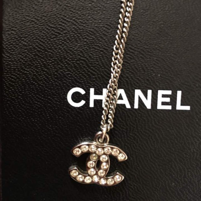 CHANEL シャネル ココネックレス ラインストーン 正規品