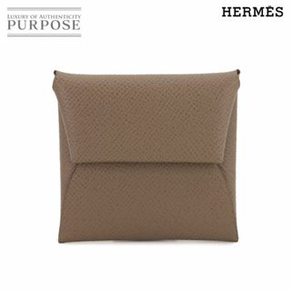 エルメス(HERMES)の未使用 展示品 エルメス HERMES バスティア コインケース 小銭入れ エプソン エトゥープ Z刻印 シルバー 金具 Bastia Coin Case 90280633(コインケース)