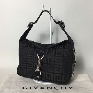 ジバンシィ(GIVENCHY)の2506-139｜美品｜ジバンシィ ハンドバッグ ブラック 4Gロゴ総柄(ハンドバッグ)