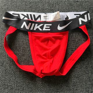 ナイキ(NIKE)のNIKE ナイキ ジョックストラップ S(M) 赤 スポーツインナー ケツワレ(その他)