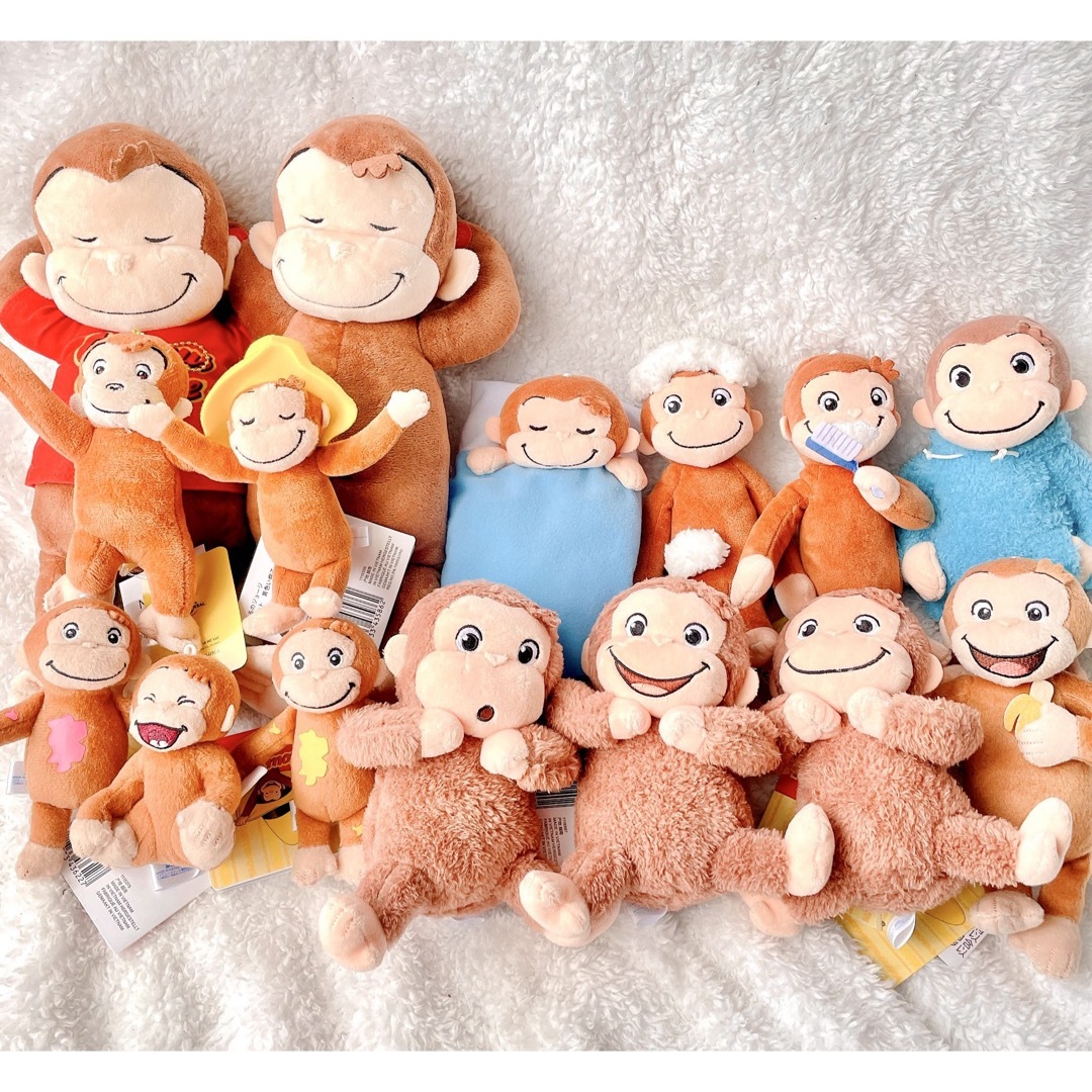おさるのジョージ ぬいぐるみ マスコット まとめ売り 新品未使用