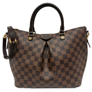 ルイヴィトン(LOUIS VUITTON)のLOUIS VUITTON ルイヴィトン ダミエ シエナ MM N41546 ブラウン ダミエ エベヌ ハンドバッグ レディース 【中古】 12506K431(ハンドバッグ)