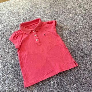 トミーヒルフィガー(TOMMY HILFIGER)のTommy Hilfiger ピンク ポロシャツ 100サイズ(Tシャツ/カットソー)