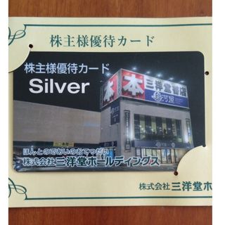 三洋堂ホールディングス　株主優待券　シルバー(その他)