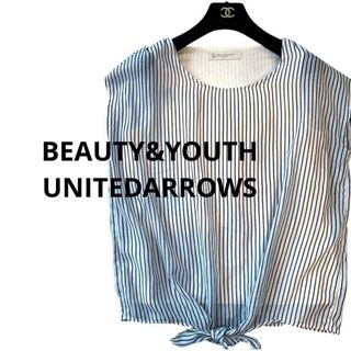 ビューティアンドユースユナイテッドアローズ(BEAUTY&YOUTH UNITED ARROWS)のビューティーアンドユースBEAUTY&YOUTHストライプトップスゆったり(シャツ/ブラウス(半袖/袖なし))