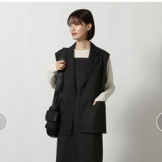 LAKOLE バックギャザージレ【美品】(ベスト/ジレ)