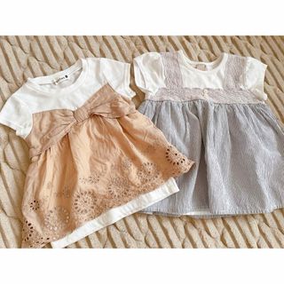プティマイン(petit main)のまとめ売り　女の子　ブランシェス　プティマイン　半袖　100 おしゃれ(Tシャツ/カットソー)