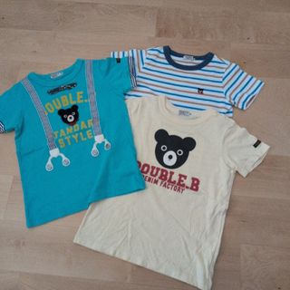 ダブルビー(DOUBLE.B)のダブルB　Tシャツセット　120130(Tシャツ/カットソー)