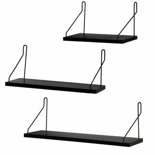【人気商品】YOYAI ウォールシェルフ 壁を傷つけない3点セット 壁 棚 天然(その他)